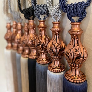 Curtain Tie Backs: Decorative Tassel Drapery Tie, Home Decor (Pack of 2)