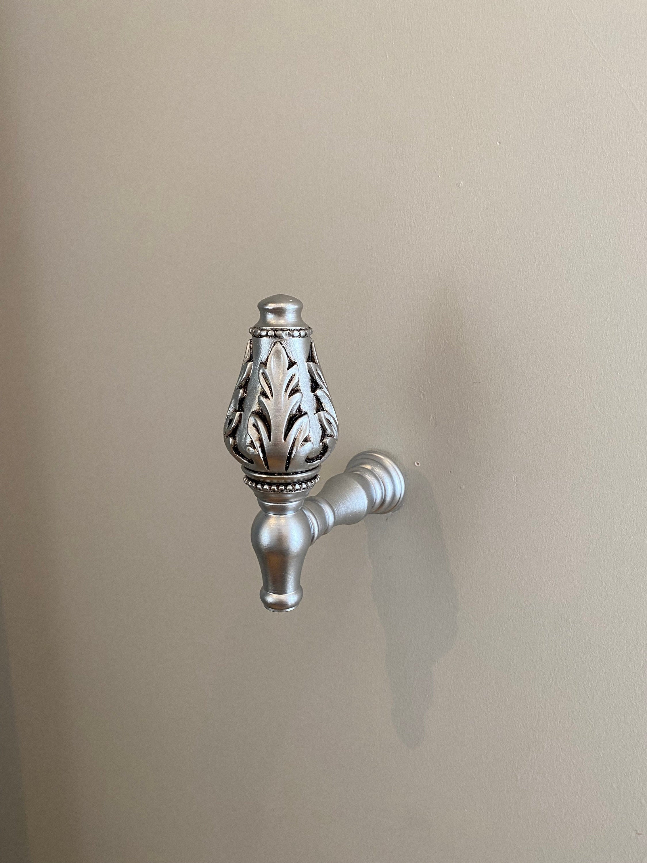 Pack of 2 Silver Holdbacks Curtain Holdback Curtain Hold Etsy