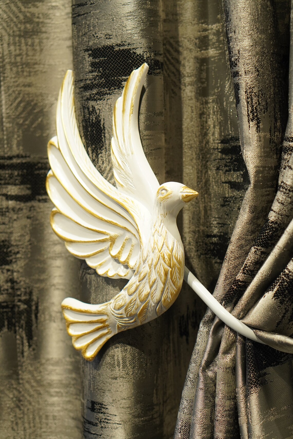 Pack of 2 Bird Curtain Tie Backs Eagle Curtain Holder Etsy