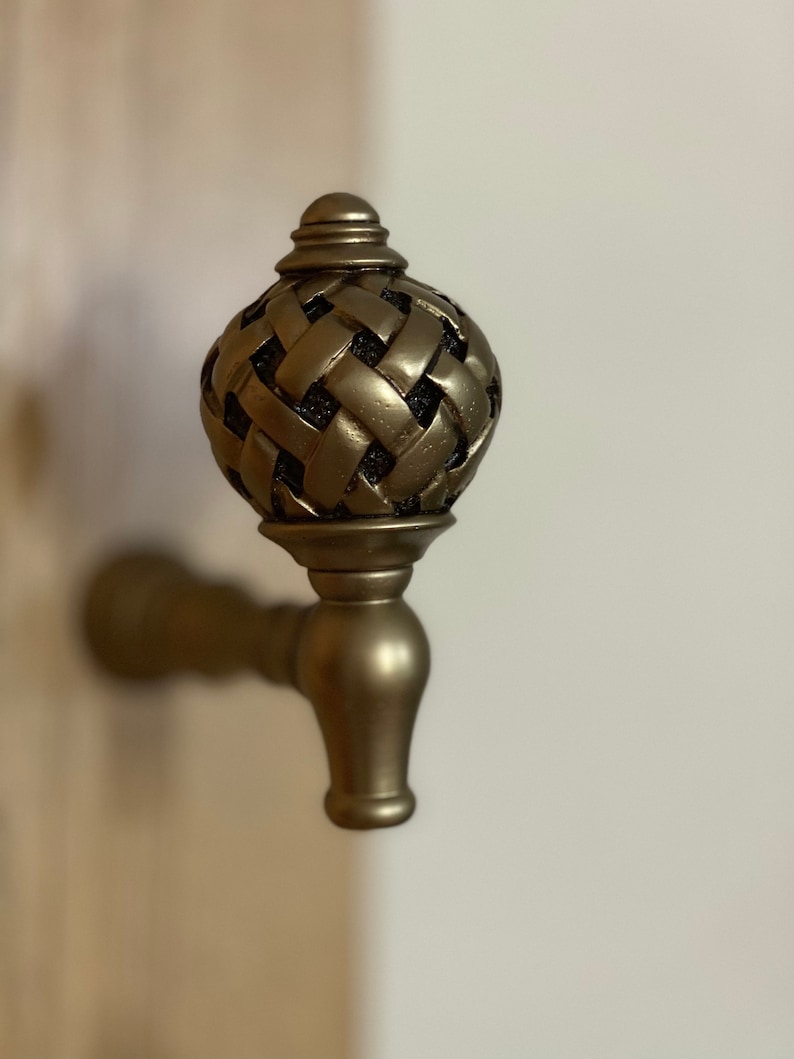 Curtain Holdbacks Gold Curtain Holdback Silver Holdback Etsy