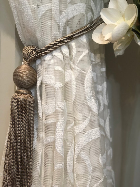 Pack Of 2 Curtain Tie Backs Hold Back Pack Of 2 Curtain Tie Backs, Curtain Hold Back