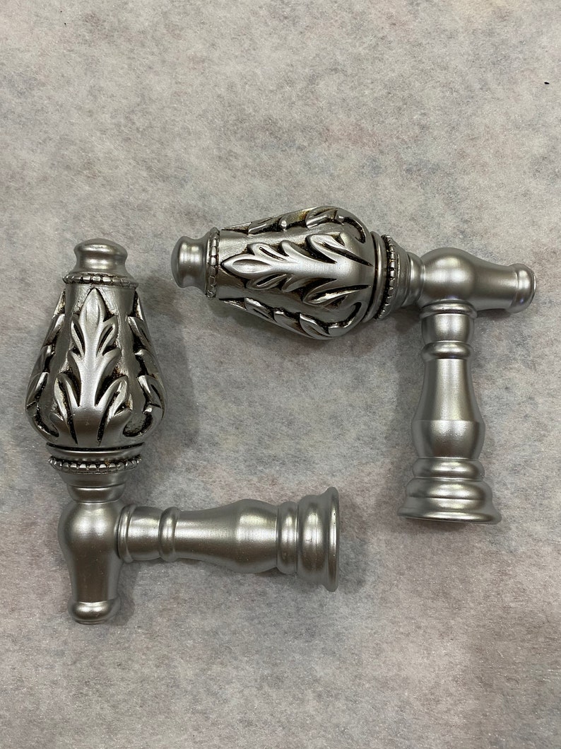 Pack of 2 Silver Holdbacks Curtain Holdback Curtain Hold Etsy