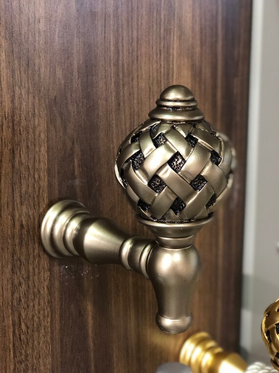 Wall Mount Tie Backs Wall Metal Decorative Holdback Etsy