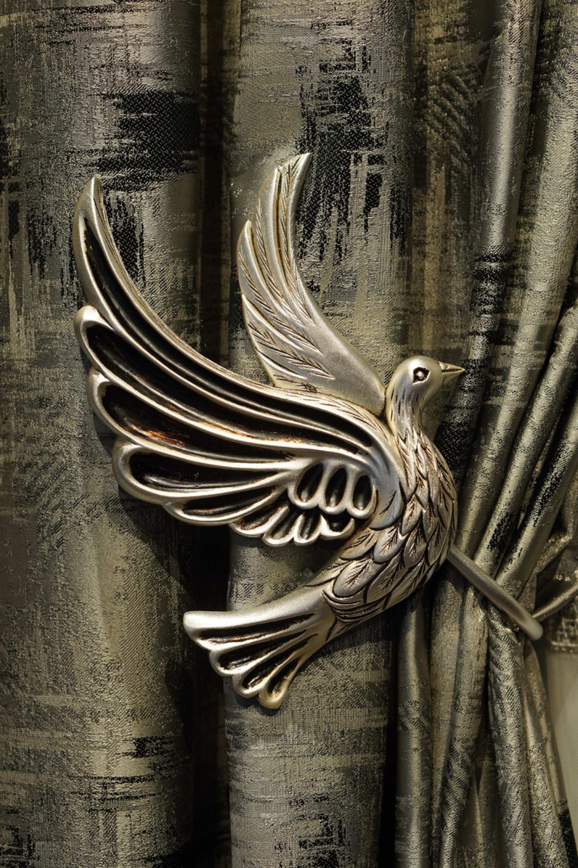 Pack of 2 Bird Curtain Tie Backs Eagle Curtain Holder Etsy