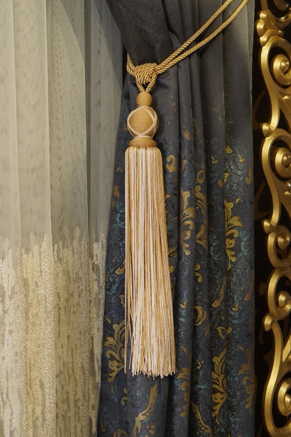 Accessoires De Rideaux Vintage – Glands, Cordons Ajustables Et Crochets