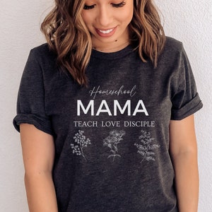 christian mom shirt | homeschool mom shirt | homeschool mama shirt | homeschool mom gift | mom back to school shirt | disciple shirt