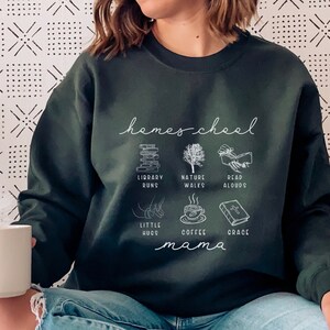 homeschool mom sweatshirt | christian mom sweatshirt | christian homeschool shirt | homeschool mom gift | fall homeschool apparel
