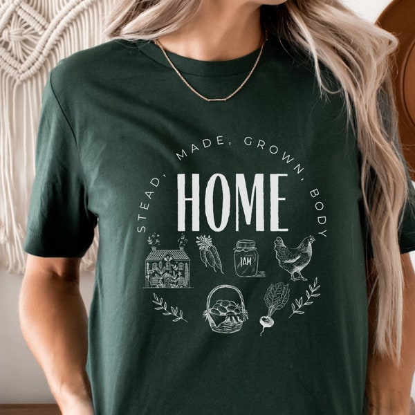 custom homesteader shirt, homegrown shirt, gift for homesteader