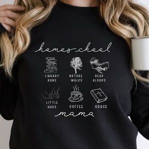 homeschool mom sweatshirt | christian mom sweatshirt | christian homeschool shirt | homeschool mom gift | fall homeschool apparel
