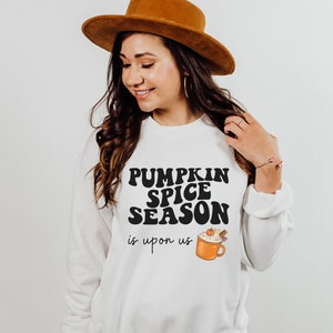 パンプキン スパイス スウェットシャツ | 秋好きのギフト | パンプキン スウェットシャツ | レトロな秋スウェットシャツ | パンプキン スパイス シャツ | 秋好きのスウェットシャツ