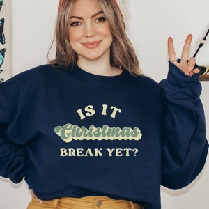 Lehrer Weihnachtspullover, Lehrer Weihnachtspullover, lustige Lehrer Sweatshirt, Lehrer Freund Geschenk für Lehrer Anerkennung und zurück in die Schule