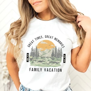 family smoky mountain vacation shirt, custom matching road trip shirts, camping hiking vacation tshirts