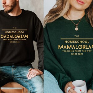 homeschool mom sweatshirt, homeschool dad shirt matching homeschool group shirt, homeschool mama gift, first day of homeschool outfit