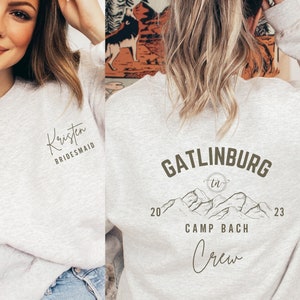 gatlinburg bachelorette shirt, tennessee bachelorette shirt, mountain destination bachelorette sweatshirt, matching bachelorette shirts,