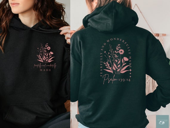 Psalm Boho Christian Hoodie Psalm Boho Christian Hoodie