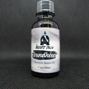 Premium Men&#39;s Beard Oil - Roundhouse - all natural beard oil by The Beard Dojo
