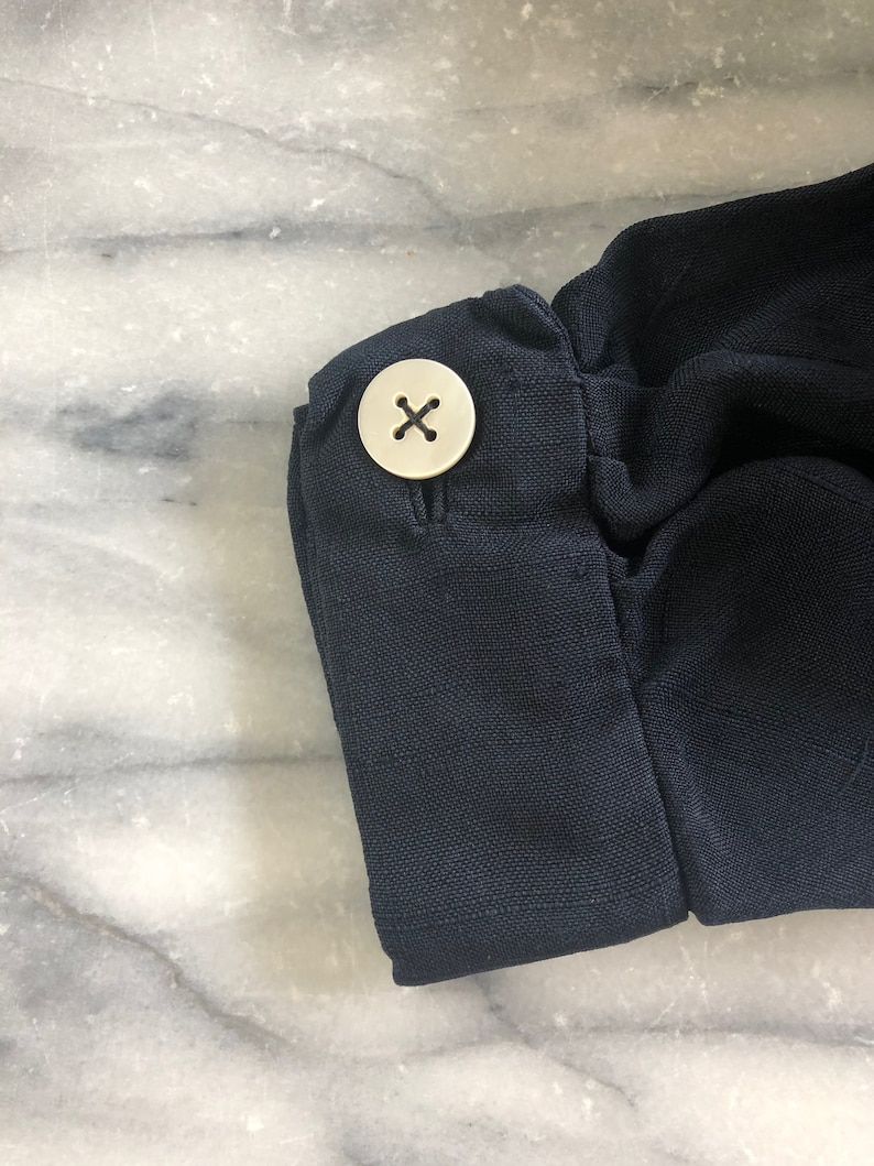 60s Black Belted Shirtdress