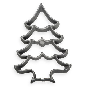 Large Christmas Tree Rosette Mold by Kitchen Supply for Scandinavian Rosettes, Mexican Bunuelos, and Timbales