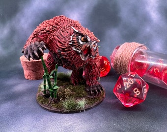 Hand Painted Owlbear for Dungeons and Dragons / Pathfinder