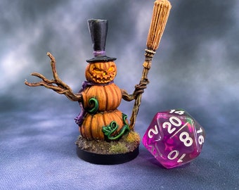 Hand painted Fritz Pumpkin Horror for Dungeons and Dragons / Pathfinder