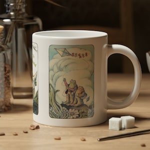 20oz Frog and Toad Mug, Frog and Toad Gift, Cute Mug, Teacher Gift, Gift for Friend, Frog Mug, Book Lover Gift, Best Friend Christmas Gift