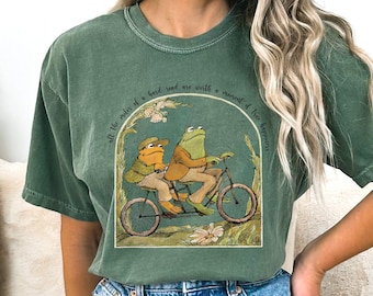 Frog and Toad T-Shirt, Cottagecore Unisex Shirt, Classic Book