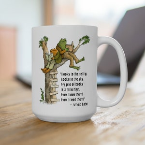 15 oz Frog and Toad New Year Mug, Frog and Toad Gift, Teacher Gift, Gift for Friend, Frog Mug, Book Lover Gift, Best Friend Gift