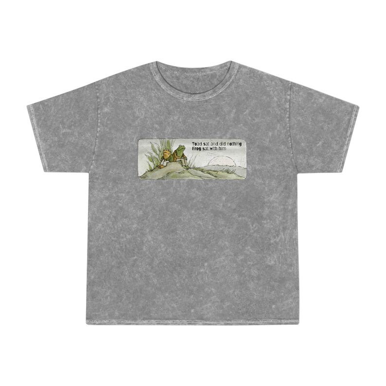 Frog and Toad Mineral Wash T-Shirt, Vintage Book Tee image 2