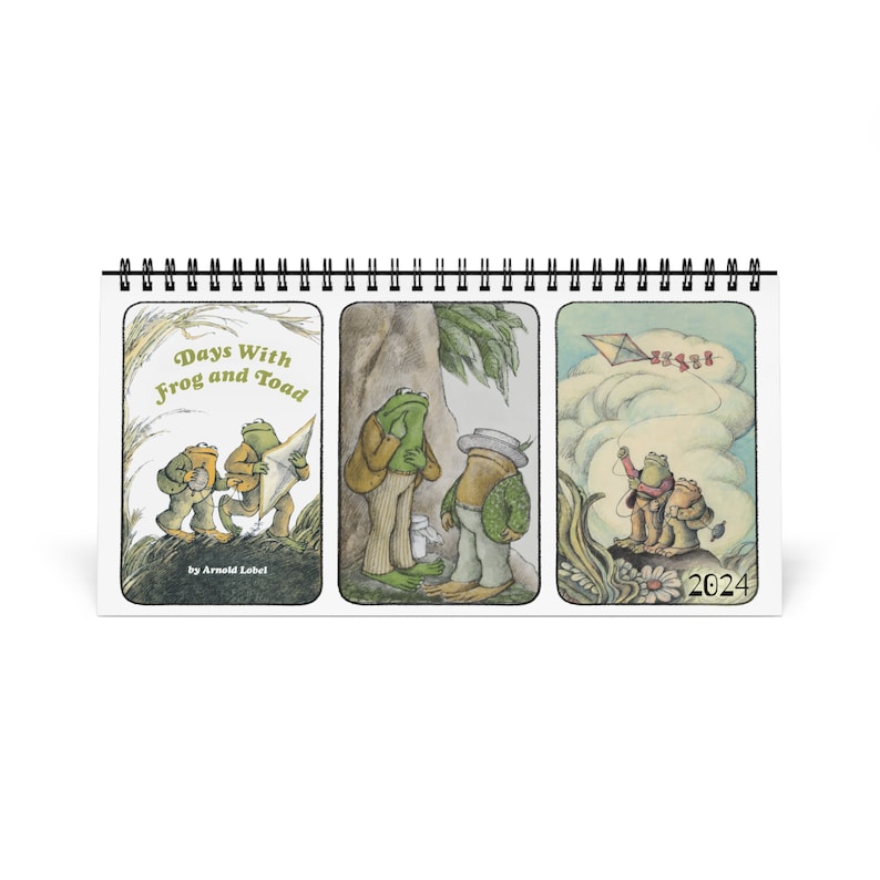 Days With Frog and Toad Desk Calendar for 2024 Best Friend Etsy