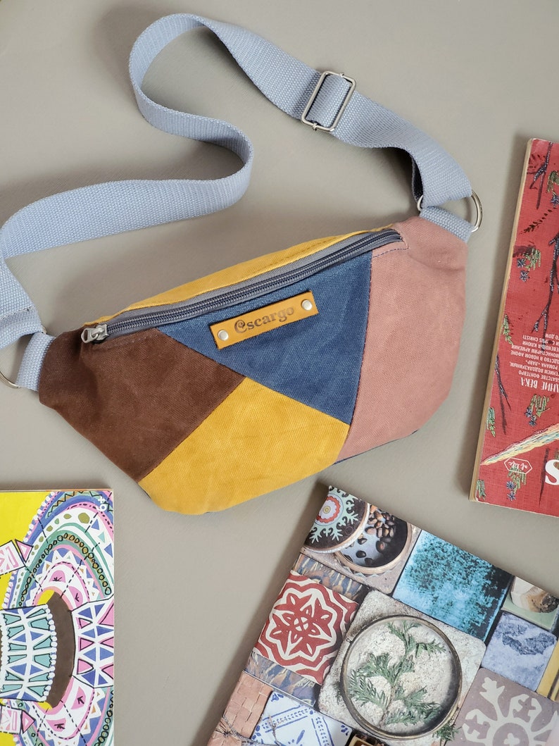 Waxed Canvas Fanny Pack Hip Belt Bag Men Women Gift Etsy