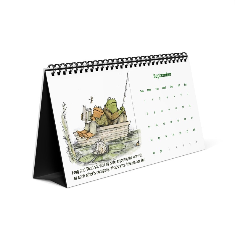 Days With Frog and Toad Desk Calendar for 2024 Best Friend Etsy