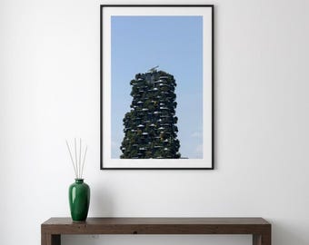 Bosco Verticale | Milan | Italy | Urban Garden | Skyline | Modern| Ready to Frame