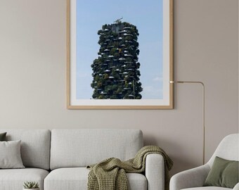 Bosco Vertikale | SOFORTIGER DIGITALER Download | Mailand | Italien | Stadtgarten | Skyline | Modern | Erhalte SECHZEHN verschiedene Größenformate