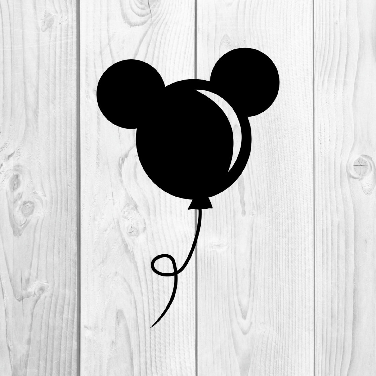 Mickey Mouse Balloon Disney disney Graphics SVG Dxf EPS Png afbeelding 1.