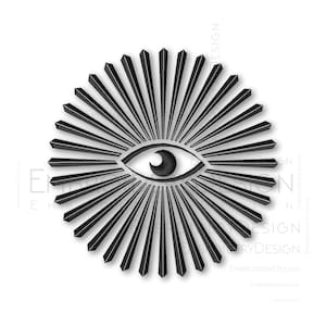 All Seeing Eye Religion Embroidery Machine Designs Instant Digital Download Pes File