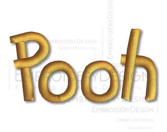 Winnie The Pooh Bear Embroidery Machine Design File pattern digital download pes