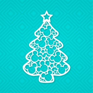 Mouse Christmas Tree SVG: Holiday Vector Art (Digital Download)