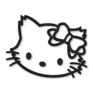 Motifs de broderie chat fichier pes en téléchargement numérique instantané