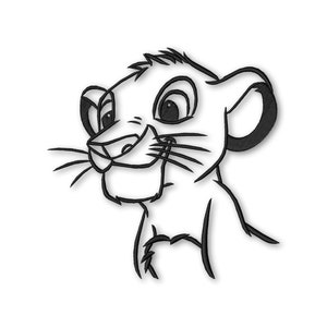 Lion Embroidery Machine Designs Instant Digital Download Pes File