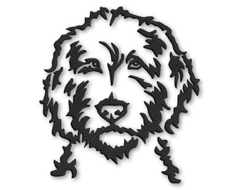 Goldendoodle Dog Embroidery Machine Designs Instant Digital Download Pes File