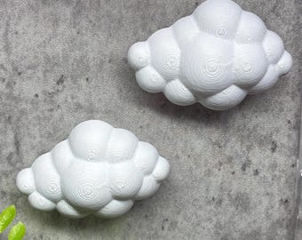 Aimant décoratif nuage : décoration araignée sauteuse imprimée en 3D