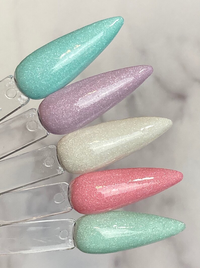 Lavender Frost Shimmer Dip Powder Iced Pearl Collection Etsy