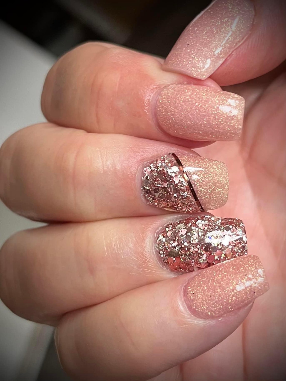 Aphrodite Rose Gold Dip Powder Etsy