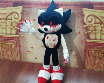 images Super Sonic Exe Plush sonic exe etsy