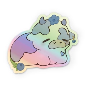 Holographic Blueberry Cow