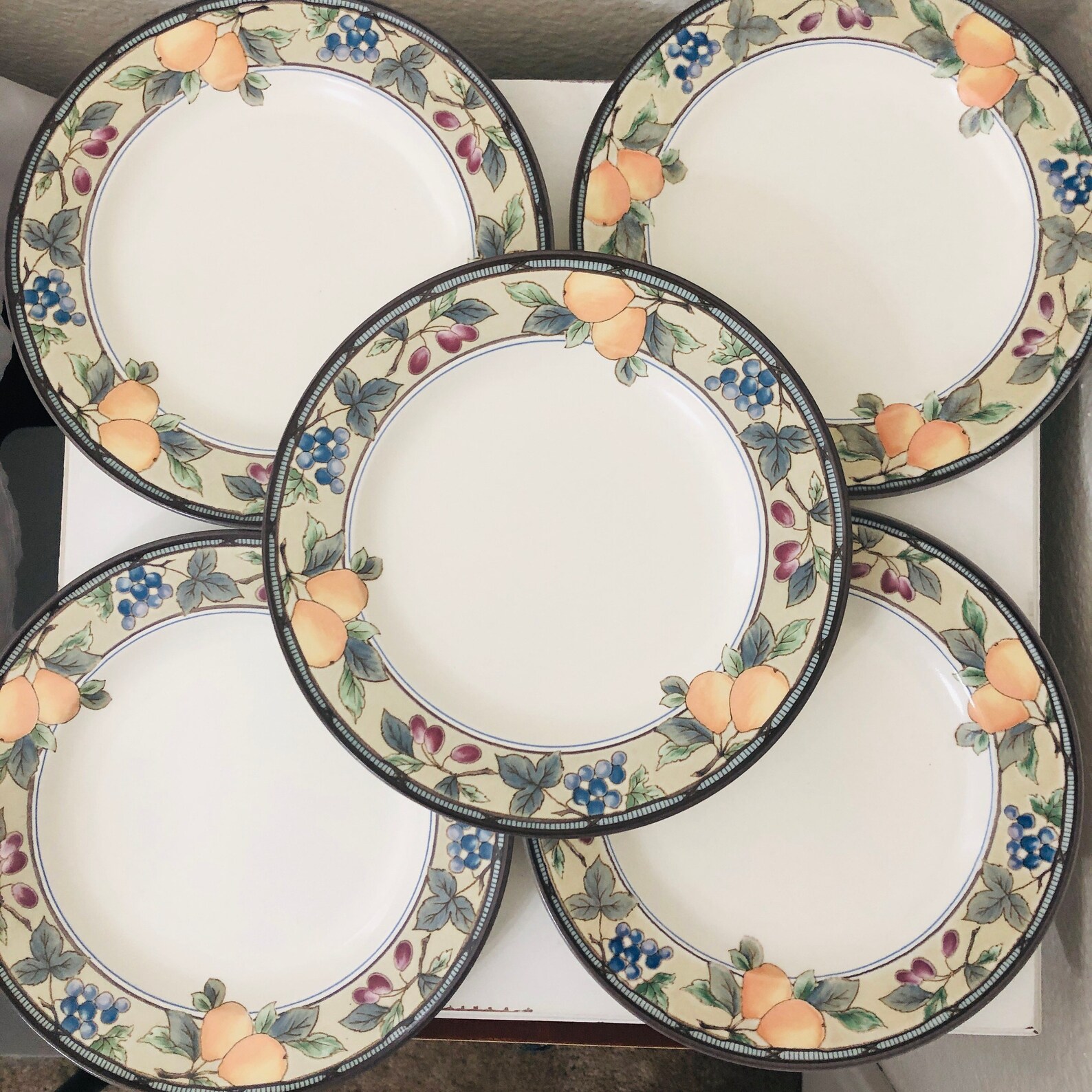 Mikasa Garden Harvest Rimmed Soup Bowl. Condición de menta. | Etsy