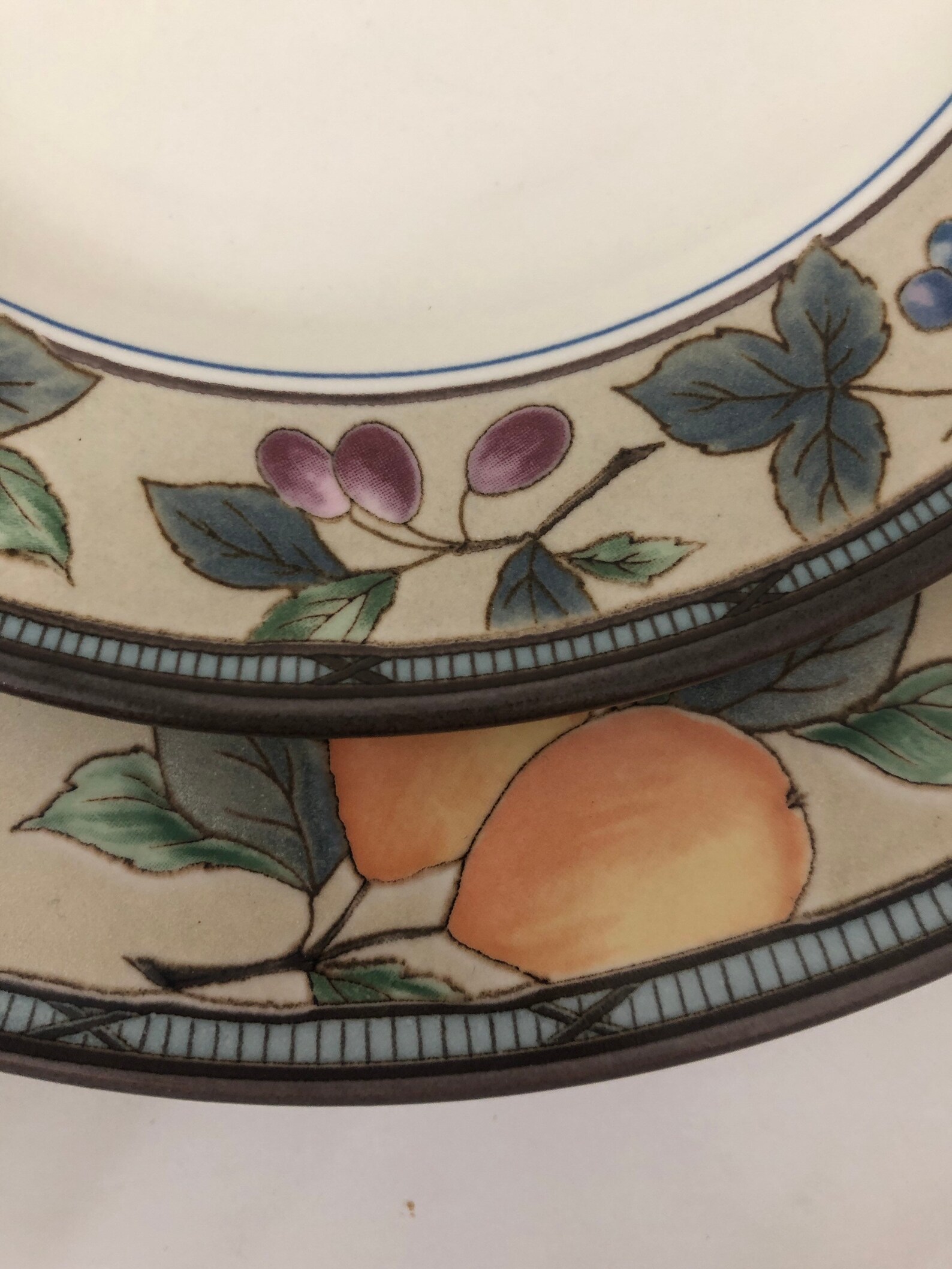 Mikasa Garden Harvest Rimmed Soup Bowl. Condición de menta. | Etsy