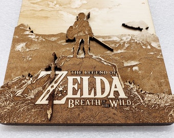 The Legend of Zelda Breath of the Wild Nintendo Wooden Wood Nintendo Switch Cartridge (Doesn't Function)