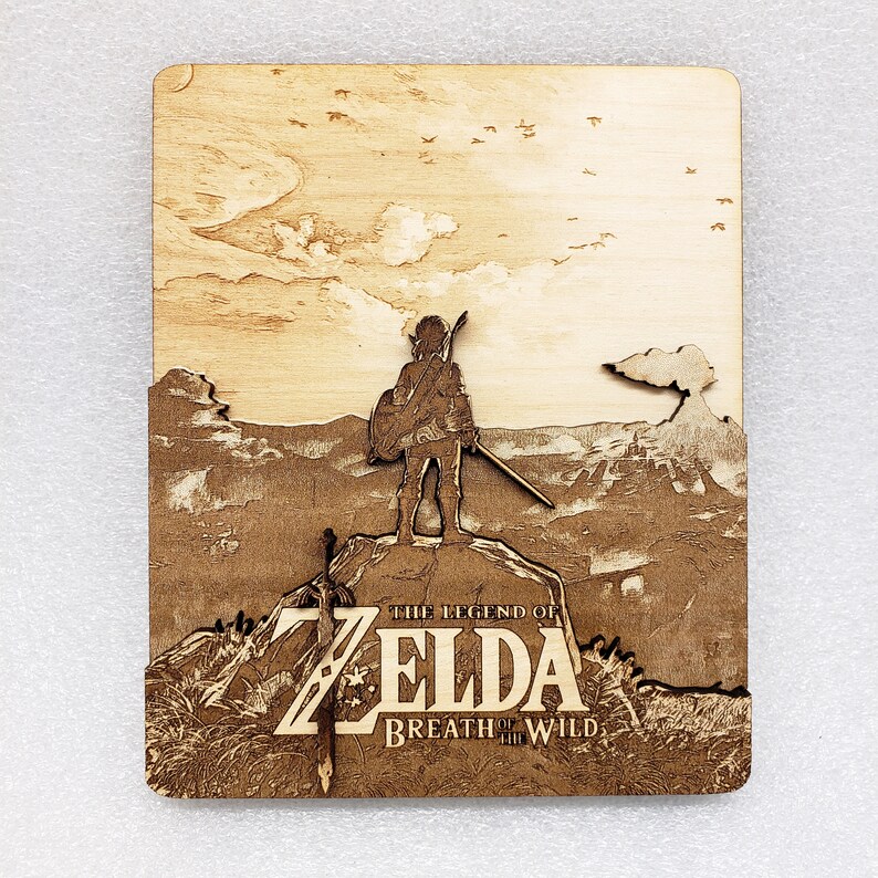 The Legend of Zelda Breath of the Wild Nintendo Wooden Wood Etsy