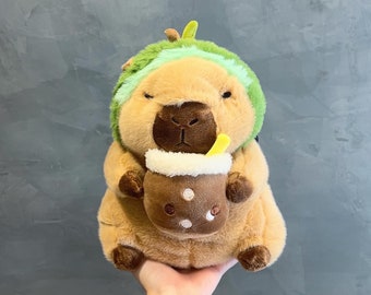 Capybara Avocado Boba chalk bag